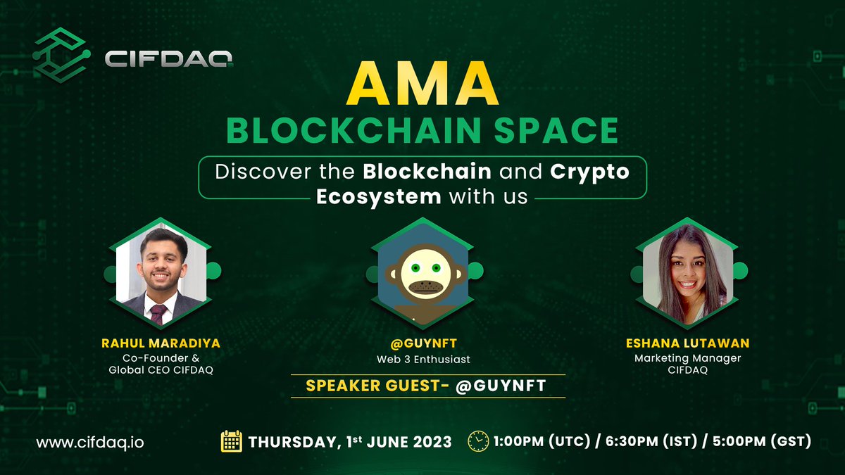 cifdaq's tweet photo. Untangle your earphones now! Tune into #CIFDAQ #AMA!🚀

🧬Decode the secrets of #blockchain &amp; #crypto with @RahulCIFDAQ, Global CEO of CIFDAQ &amp; @GuyImprov A #Web3 Enthusiast On #twitterspaces. 

Join us now to decode hard concepts of #blockchain &amp; #Web3

https://t.co/bzS1iyf3bu https://t.co/uGLhPTfaAA