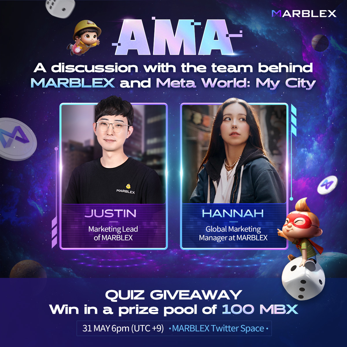 Check out the recap of the our #AMA session today🔥🔥

Find a summarized version of the AMA through the link below:
👉ntiny.link/_nu3Z

#NFT #Web3 #Crypto #MBX