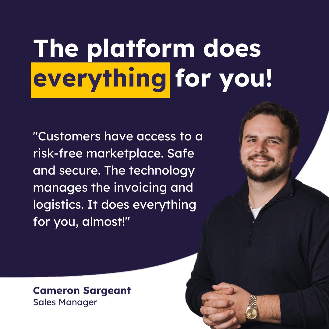 SteelBuy is 'risk-free', what does that mean?

1. Safe and secure
2. All invoicing and logistics paperwork is managed by the platform
3. Payment terms are guaranteed 
4. Easy to use tech

Time to turn on your digital revolution with SteelBuy - eu1.hubs.ly/H03Y1wj0