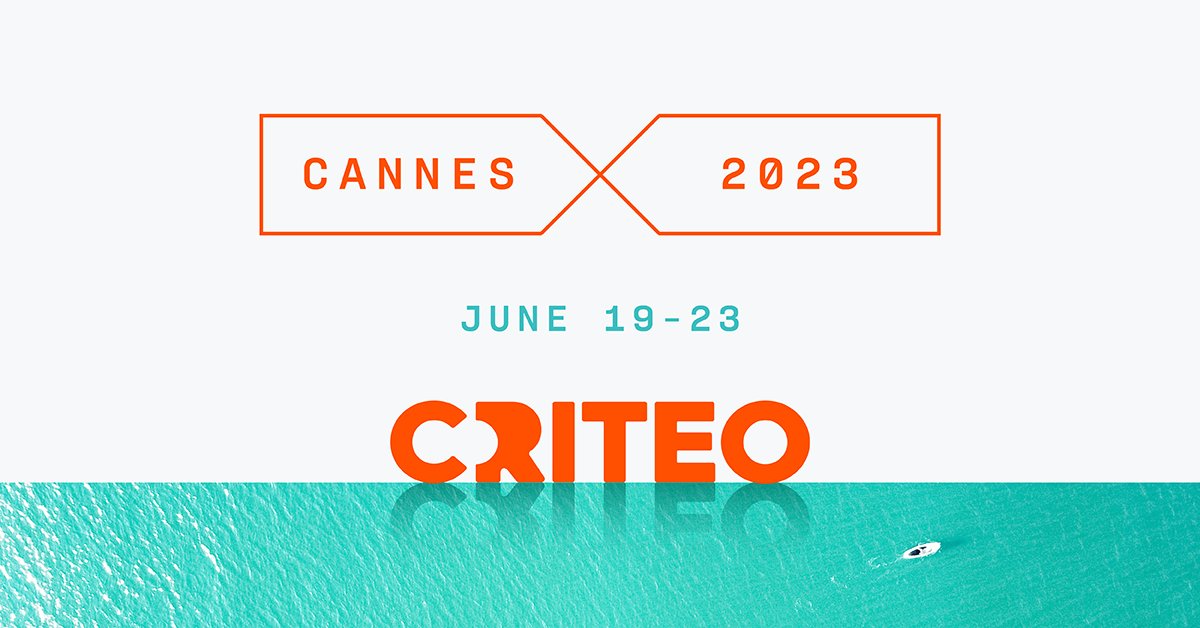 Heading to #CannesLions this Summer? Hop on the Criteo yacht, where we’ll be talking about how to reach a higher state of commerce with some of the industry’s top minds. 

RSVP today! hubs.ly/Q01RlRpS0