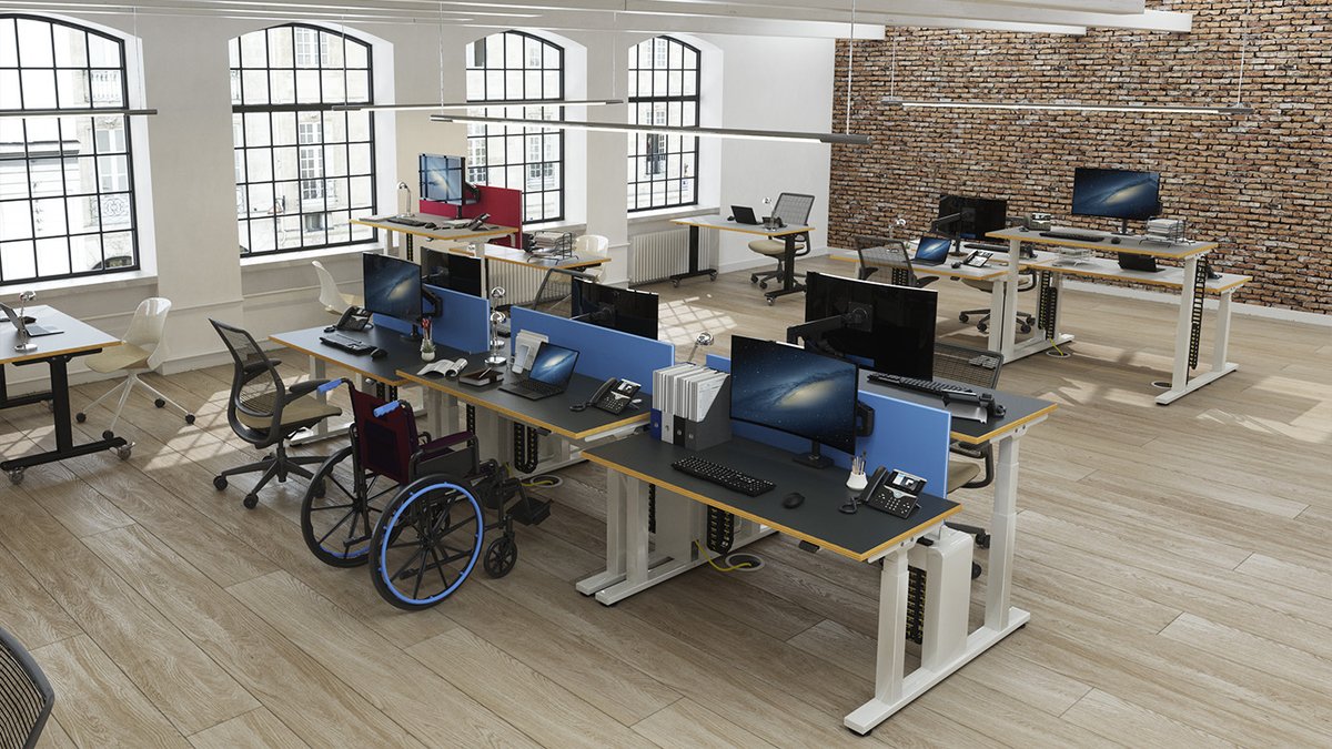 _Staverton_'s tweet image. We’ve upgraded our SOS #sitstanddesk and SL system because product evolution is an important part of our design ethos. Improved cable management, a simplified bridge and more shared componentry makes SOS and SL more flexible and sustainable. 
Take a look⬇️
staverton.co.uk/new-and-improv…