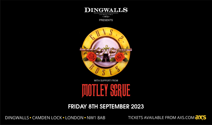 #AXSNEW Guns 2 Roses, with support from Motley Scrue, will bring you all the hits Live at @dingwallslondon on Friday, 8th September 2023.

⏰ Tickets are on sale now
🎫 w.axs.com/K74m50OzQrs