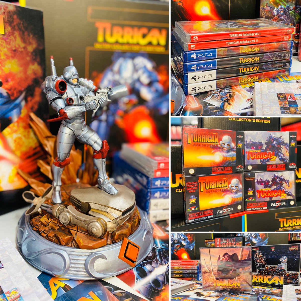 Back from vaca 🇫🇷 and had no time to unpack all the new goods that came in yet,
So… let’s just start with this banger 😋

#Gamemuseum #videogames #gamecollecting #gameroom #raregames #limitedgames #preorders #turrican #retrogaming #nes #snes #megadrive #collectorsedition