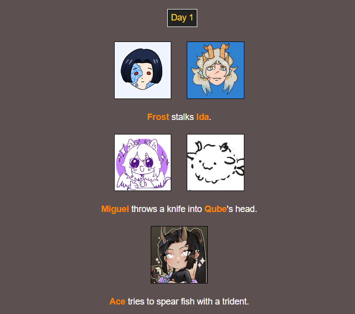 Commu_Caroline's tweet image. วันแรก

Frost แอบสะกดรอยตาม Ida👁️👁️

Miguel ปามีดเฮดช็อตใส่หัวของ Qube 💀

Ace พยายามใช้สามง่ามแทงปลา🐟

+