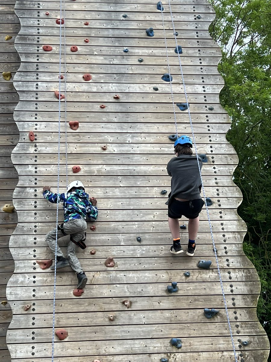 greatwoodbb's tweet photo. The Company Section lads are at Kilve Court for the day. First activity is the climbing wall https://t.co/wfKkXRV83B