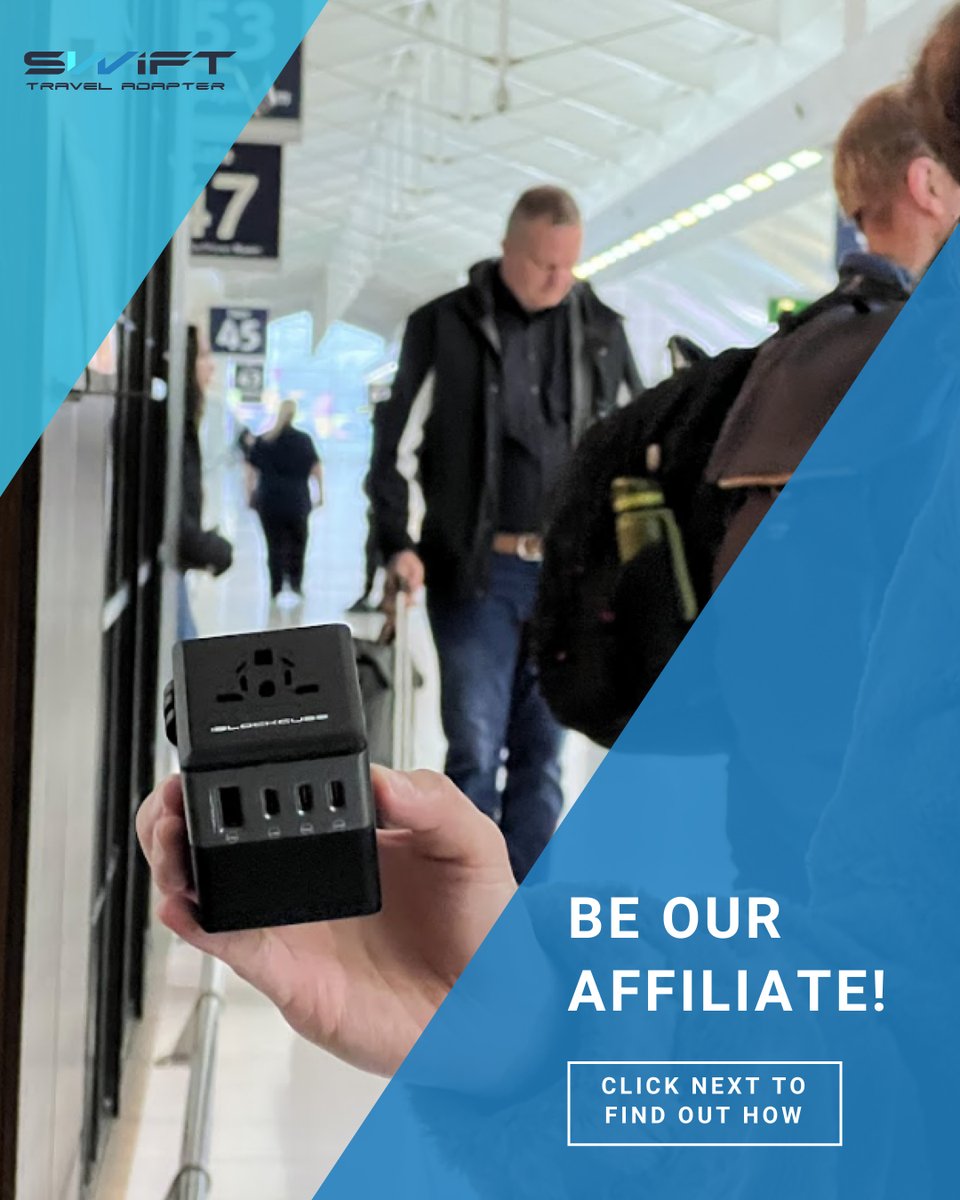 BE OUR AFFILIATE NOW IN JUST A FEW SIMPLE STEPS! 

More details here 👉 rfr.bz/t5s1s4u 
-
-
-
#techworld #gadget #gadgets #electronic #travel #traveling #traveler #travelaccessories #travelhacks #traveladapter #traveltips #digitalnomad #iblockcube