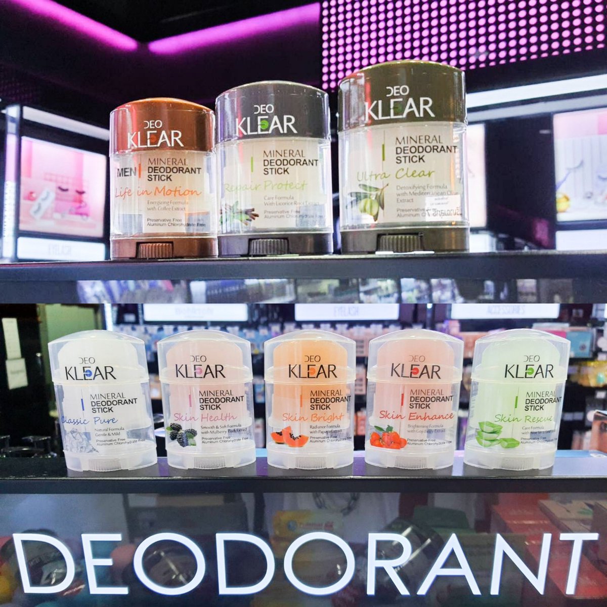 🫧#DEOKLEAR โรลออนสารส้มสารสกัดจากธรรมชาติ 1 แถม 1 หรือลดครึ่งราคา ตัวช่วยเรื่องกลิ่นและความอับชื้นใต้วงแขน มี 8 สูตรให้เลือก ใช้สะดวก พกพาง่าย ราคา 99.- ตกชิ้นละ 49.50.- เองอะพวกเธอ ~

🗓️18พ.ค.–30มิ.ย.66
📍EVEANDBOY, Beautrium และBig Cทุกสาขา
📱Shopee, Lazada และ konvy

#ปันโปร