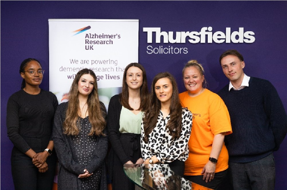 Alzheimer's Research UK (@alzresearchuk) on Twitter photo We are thrilled to announce that <a href="/Thursfields/">Thursfields Solicitors</a> have selected Alzheimer’s Research UK as their Charity of the Year! 🎉
Thursfields will be fundraising, raising awareness, and offering volunteer support with us over the next 12 months.
We can’t wait to see what they get up to! We are thrilled to announce that <a href="/Thursfields/">Thursfields Solicitors</a> have selected Alzheimer’s Research UK as their Charity of the Year! 🎉
Thursfields will be fundraising, raising awareness, and offering volunteer support with us over the next 12 months.
We can’t wait to see what they get up to!