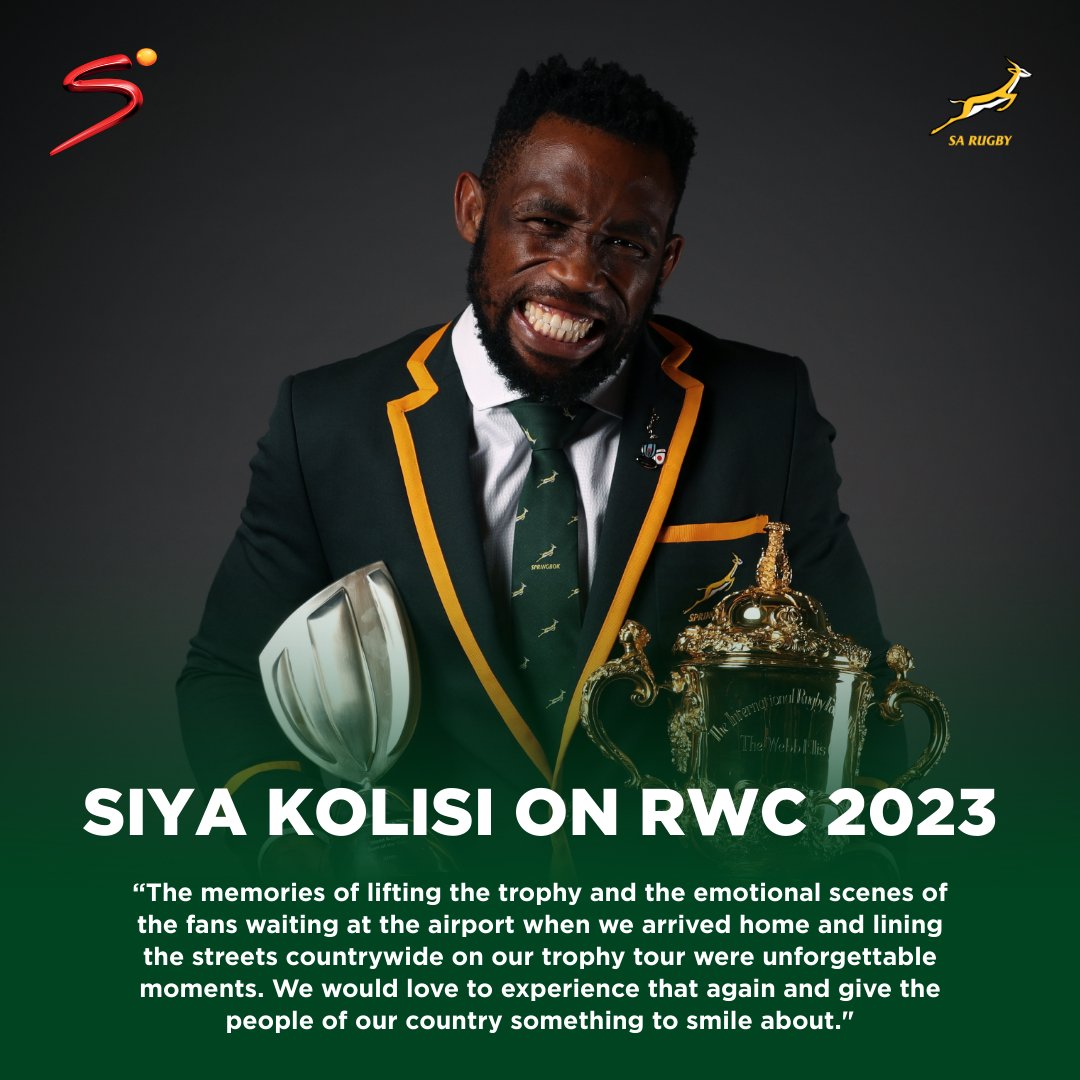 Siya Kolisi hopes the Springboks can give South Africa something to smile about later this year 🏆💡