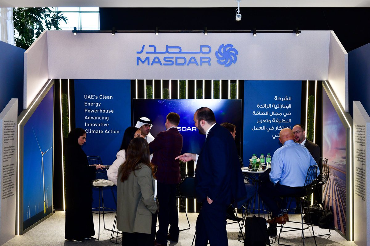#Masdar is a global leader in #RenewableEnergy and #sustainable development, and we're here at #MakeItInTheEmirates Forum, visit our stand to know more about our global portfolio.