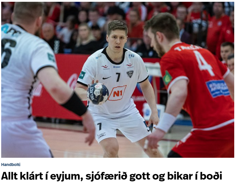 Bara á Íslandi er sami maður að fronta þorsklifur og úrslitaleik í handbolta á sama tíma 🤾‍♂️🐟<a href="/DagurArnarss/">Dagur Arnarsson</a>