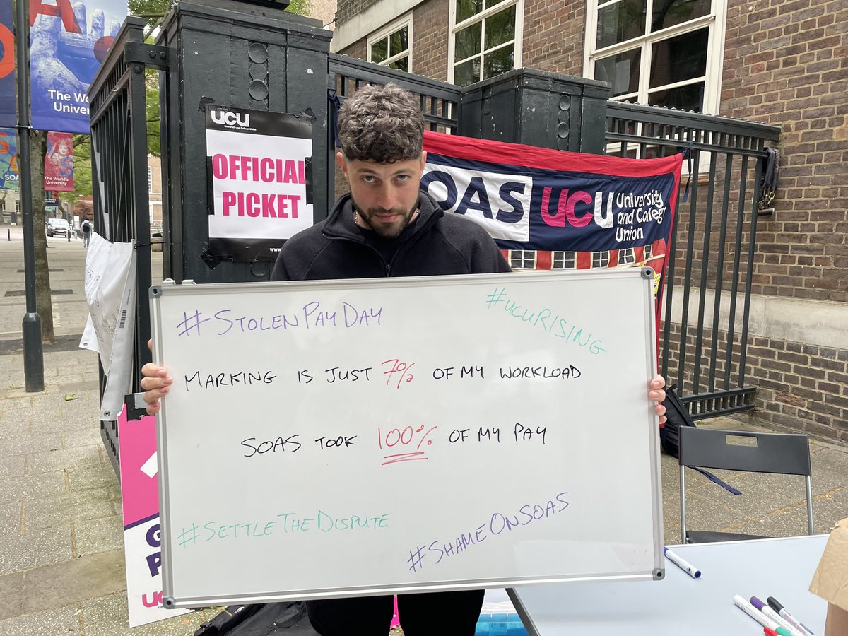 SOAS UCU tweet media