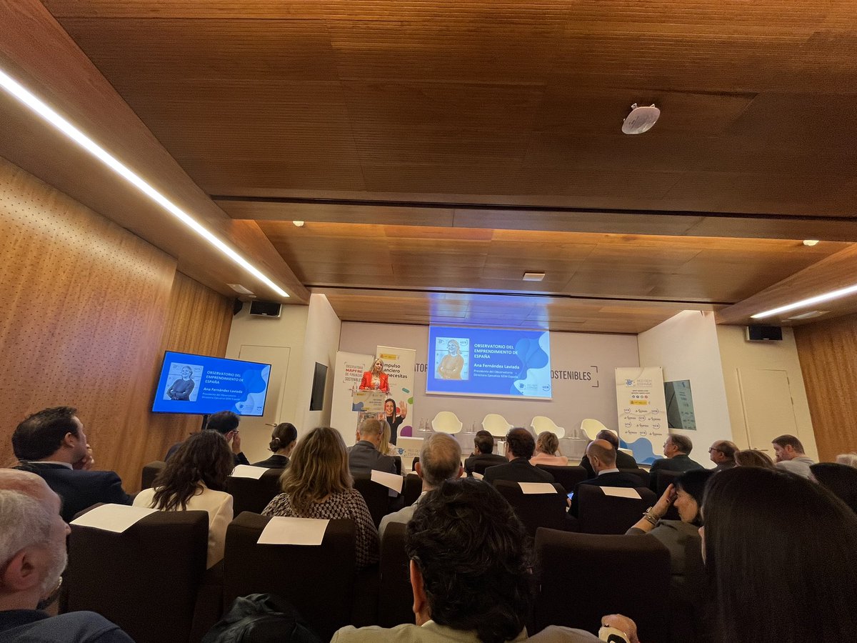 Cita obligada. Presentación Informe @GEM_es liderado por <a href="/Ana_F_Laviada/">Ana Fdez Laviada</a> 
Enhorabuena por el inmenso trabajo 👏