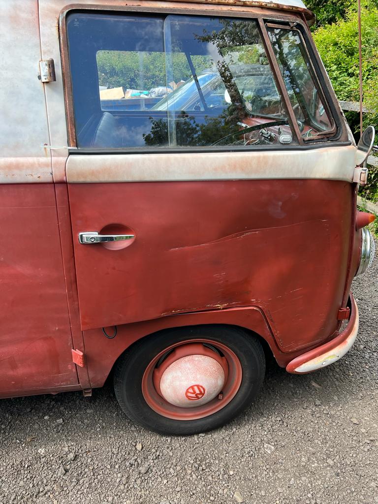 A new customer wanted us to sort out the wind noise from his camper. We're on it! #vwcamper #classiccampers #classiccars #Volkswagen