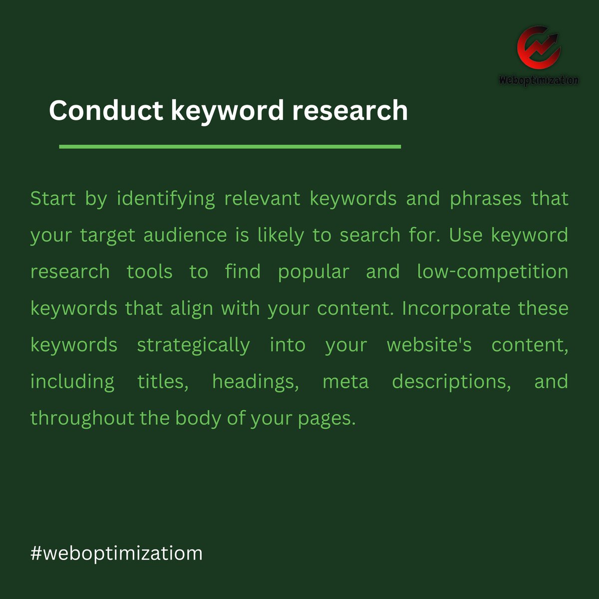 Weboptimize90's tweet image. #SEOtips
#DigitalMarketing
#SearchEngineOptimization
#SEOagency
#OnlineVisibility
#RankHigher
#KeywordResearch
#ContentOptimization
#LinkBuilding
#WebsiteOptimization
#OrganicTraffic
#DigitalStrategy
#SEOConsulting
#OnPageSEO
#OffPageSEO
#SEOExpert
#GoogleRankings
#Analytics