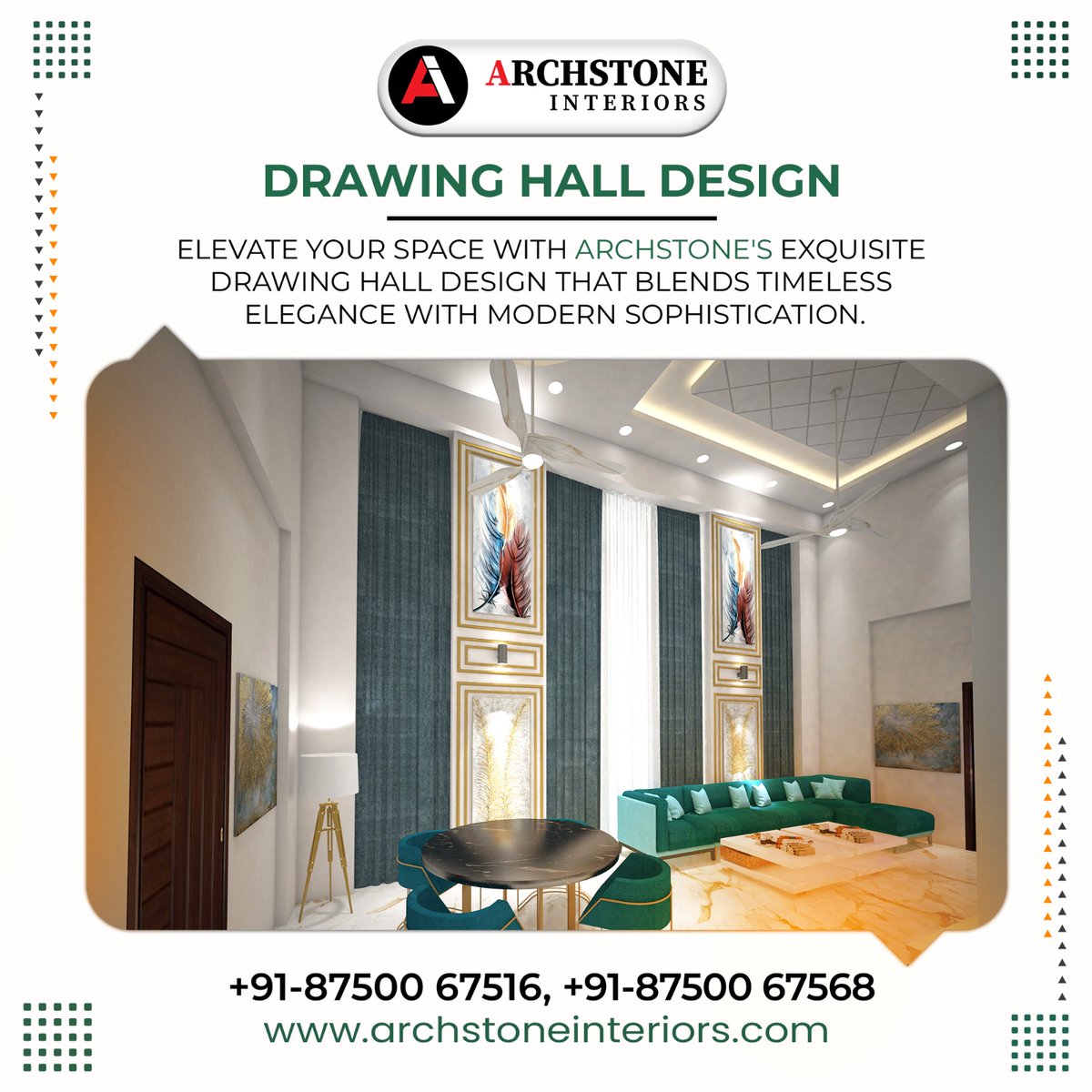 Drawing Hall Design
visit us at archstoneinteriors.com
Follow Us -: 
LinkdIn - linkedin.com/in/interiors-a…
Contact us:-
8750067516
8750067568
#interiordesignerslife #drawingroom #interiordesign #drawing #homedecor #interior #livingroom #art #decor #home #sofa #bedroom
