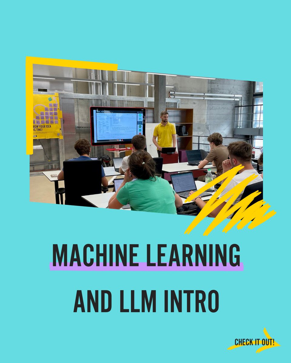 ETHSPH's tweet photo. We had an exciting workshop at SPH, exploring the power of Large Language Models (#LLMs) and their applications. Our speaker, Thomas, guided us through the basics and shared techniques on interacting effectively with LLMs.
The event is part of our new #DigitalMakerspace! https://t.co/elmhhAgcRy
