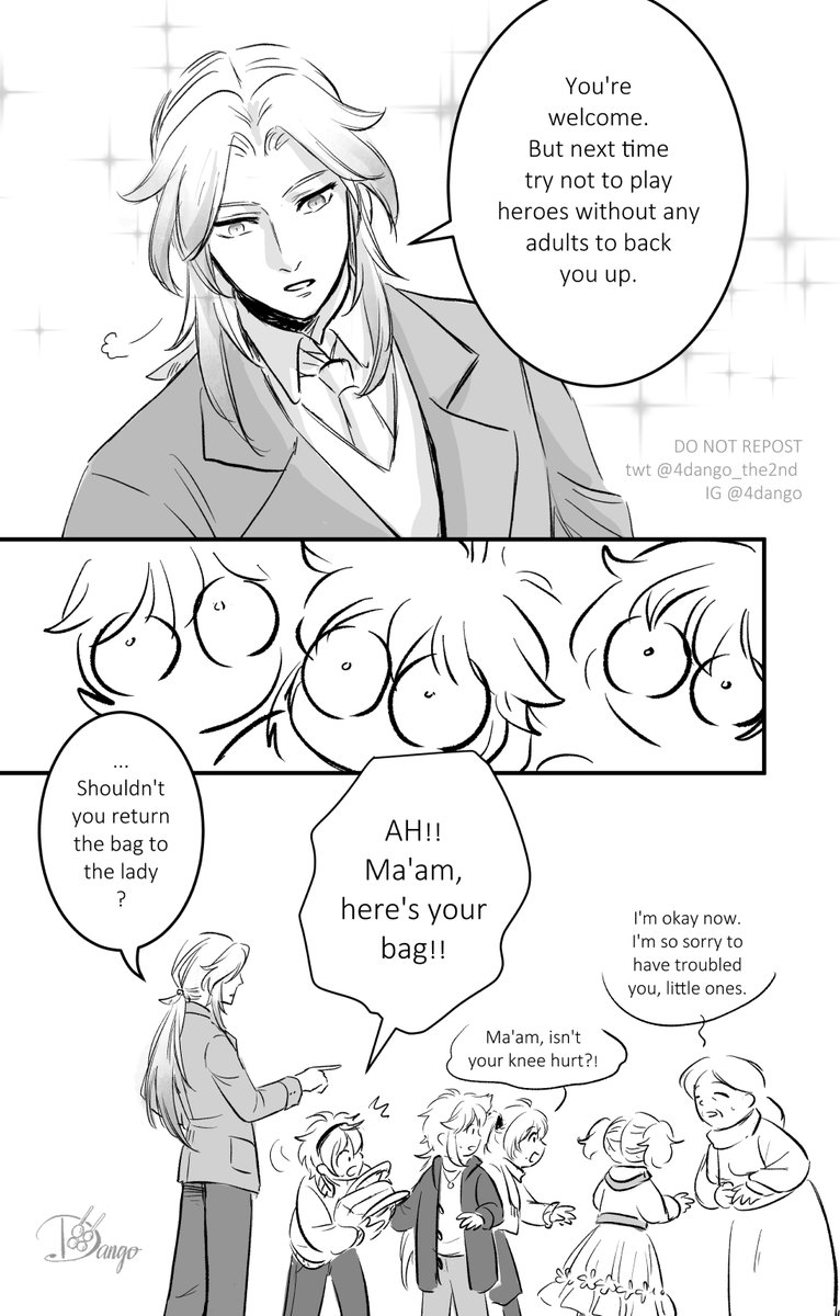 [Modern AU] Nice Save (2/2)  human Dvalin's official introduction into the series 😂