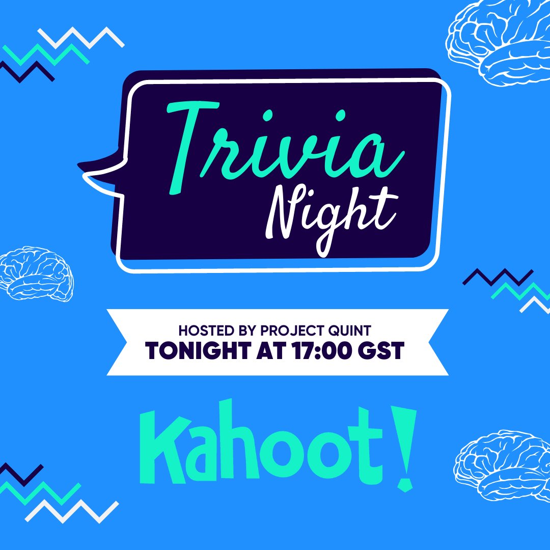 📷 Hello Quinters! 📷

Time to dust off your trivia knowledge, because we're turning up the heat with a Quiz Night on Kahoot! tonight!  📷📷