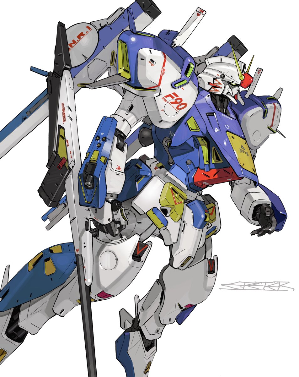 robot mecha no humans weapon solo v-fin white background  illustration images