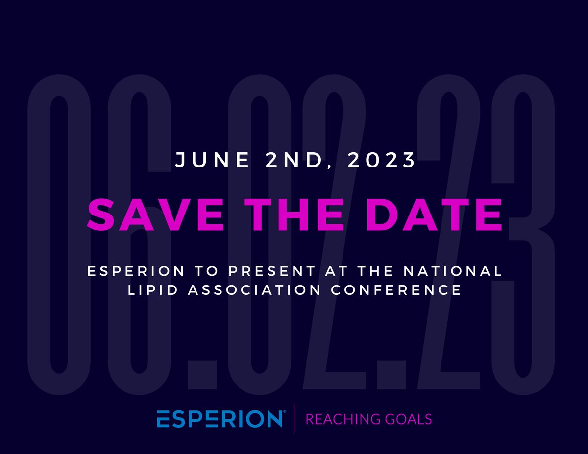 Dr. Leslie Cho to present CLEAR OUTCOMES data at the National Lipid Association Conference June 2nd, 2023. #CLEAROutcomes #DrivingWhatsNext <a href="/nationallipid/">National Lipid Association</a>