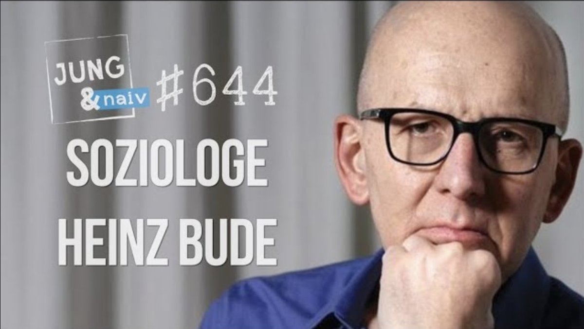 Jetzt LIVE: Soziologe Heinz Bude bei <a href="/JungNaiv/">Jung & Naiv</a> youtube.com/watch?v=9v3pQn…