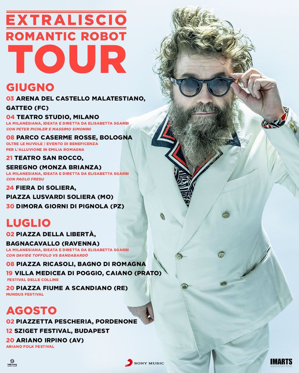 extraliscio's tweet photo. Siamo felicissimi di annunciarvi che si sono aggiunte nuove date al nostro tour
A quale data verrete a trovarci? 🎶
#extraliscio #live @paroleedintorni @imartsagency @RedBlue_Music https://t.co/cRYH9VBi5N