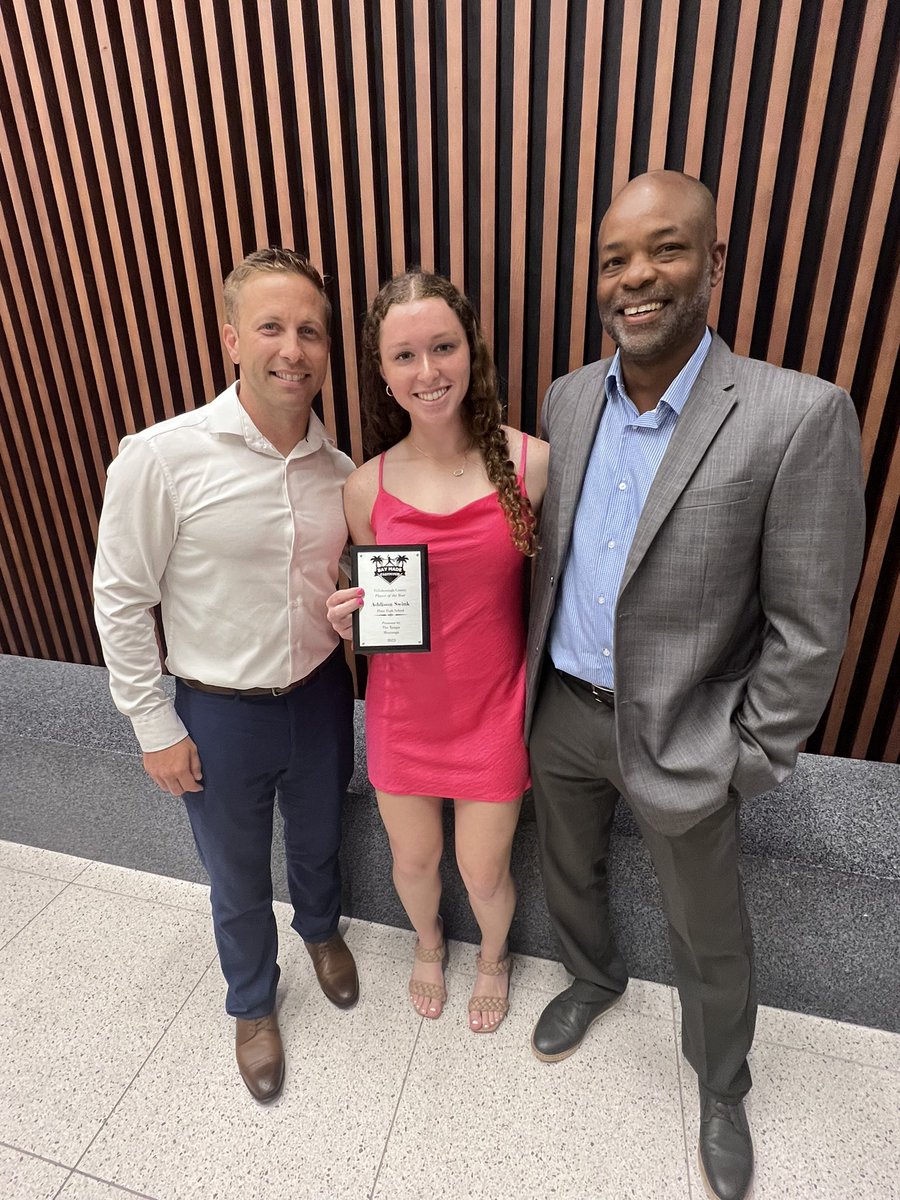 AddySwink5's tweet photo. Thank you @BMFastpitch for naming me the Hillsborough County Player of the Year. I’m so honored! Congratulations to all the award winners at a great award ceremony. @MustangsRay https://t.co/fRMSnxZBZ4