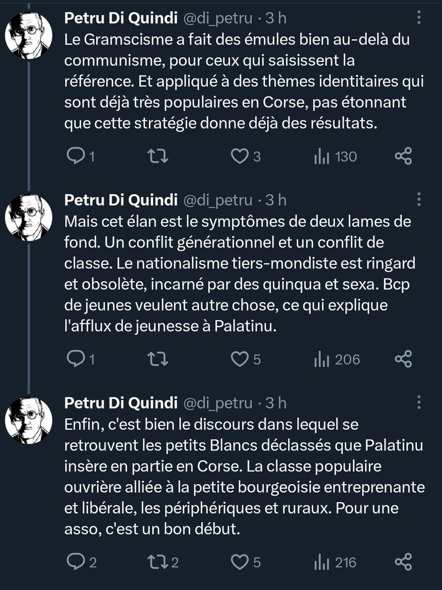Donc ce qui n'était qu'une association revêt bien un caractère politique...
Au point d'évoquer une "stratégie"!
Stratégie bien connue qui consiste à draguer tous les déçus des systèmes précédents, en désignant des boucs émissaires responsables de la déliquescence de notre société