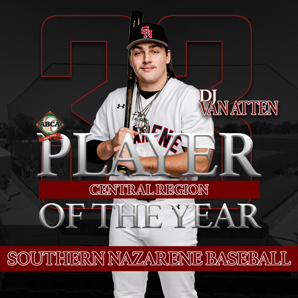 SNU Athletics (@snuathletics) on Twitter photo The region's best!
More accolades rolling in for one of the most feared hitters in all of DII!
<a href="/djvanatten/">DJ Van Atten</a> has been named the ABCA Central Region Player of the Year!
#BoltsUp⚡️ | <a href="/SNUBaseball/">SNU Baseball</a> The region's best!
More accolades rolling in for one of the most feared hitters in all of DII!
<a href="/djvanatten/">DJ Van Atten</a> has been named the ABCA Central Region Player of the Year!
#BoltsUp⚡️ | <a href="/SNUBaseball/">SNU Baseball</a>