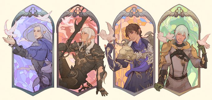 「2boys stained glass」 illustration images(Latest)