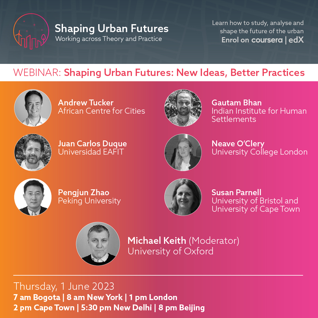 PEAK_Urban's tweet photo. 📢Tomorrow: Shaping Urban Futures: New Ideas, Better Practices

How can we shape the future of cities through visible on-ground interventions, policy choices &amp; trade offs?

Hear from our panelists on the practical lessons from @PEAK_Urban.

Register: https://t.co/IYCQpDsO84 https://t.co/UhcEdAzELX