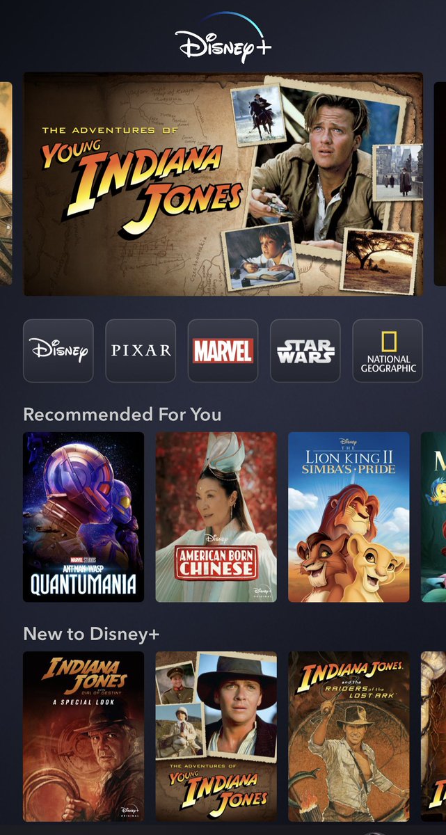 IndyInTheClass's tweet photo. Hi friends; for those like us who couldn’t find #YoungIndianaJones this morning, try changing your parental settings. The show is listed as TV-MA and as such, will not even show up in the menu unless you allow for that rating. Still checking on things for friends outside US. https://t.co/r74GnevMS9