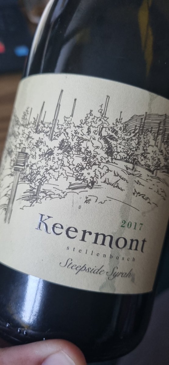 KyleLikesWine's tweet photo. lovely to share these single vineyard wines this week with @AlexStarey from @keermont. #Steepside always my favourite Helderberg Syrah. https://t.co/x4iPAM3PGV