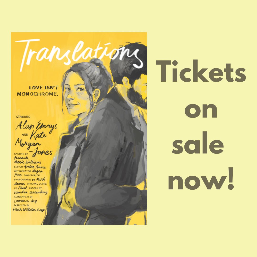 Tickets for Translations are now on sale! Head to our website to purchase yours 🎟️ #loveisntmonochrome