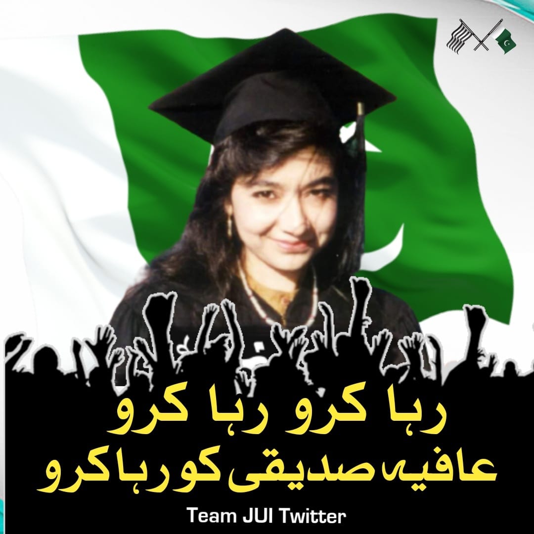 Today HashTag 
#FreeDrAafia