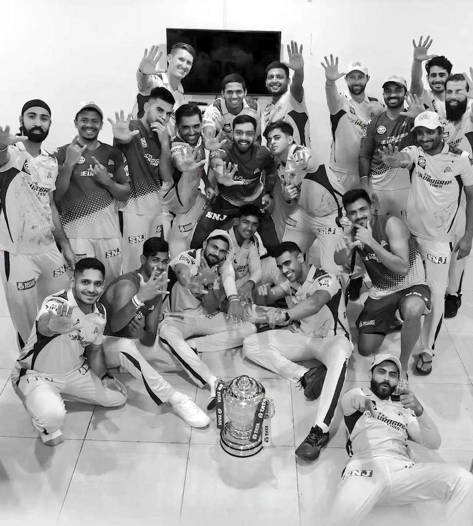 THE CSK BOYS 🙋🏆💥

#WhistlePodu #IPL2023 @MSDhoni