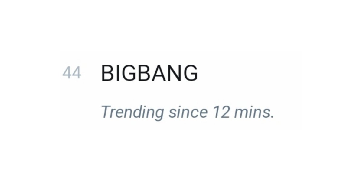 8KLIFE's tweet photo. BIGBANG is currently trending worldwide... https://t.co/XhdkH8YLE2