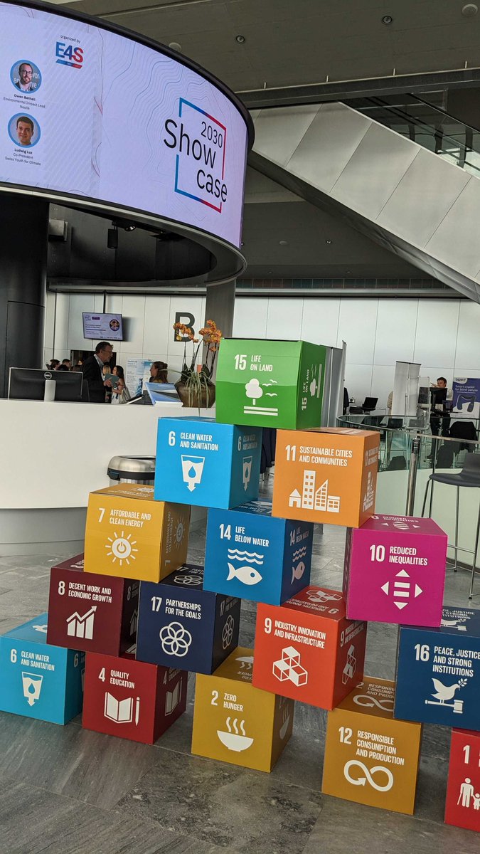 yllwu's tweet photo. Today, we are thrilled to be at Showcase 2030, an event that focuses on building an ecosystem for #impact and #sustainable innovation that is taking place at the SwissTech Convention Center in Lausanne. 
#showcase2030 #UXdesign #sustainableinnovation #ecosystemforimpact https://t.co/0C3qT4Qm02