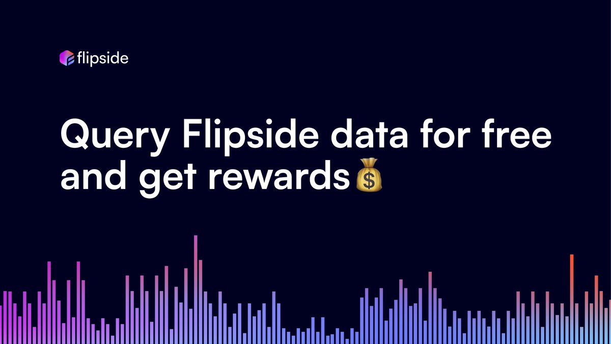 Crypto analysts are getting paid to make dashboards, share alfa, and build their portfolio 💰

Query Flipside data for free and snag a Top 8 spot - payouts every Wednesday ⏰

Break into the Top 8 here 👉 flipsidecrypto.xyz