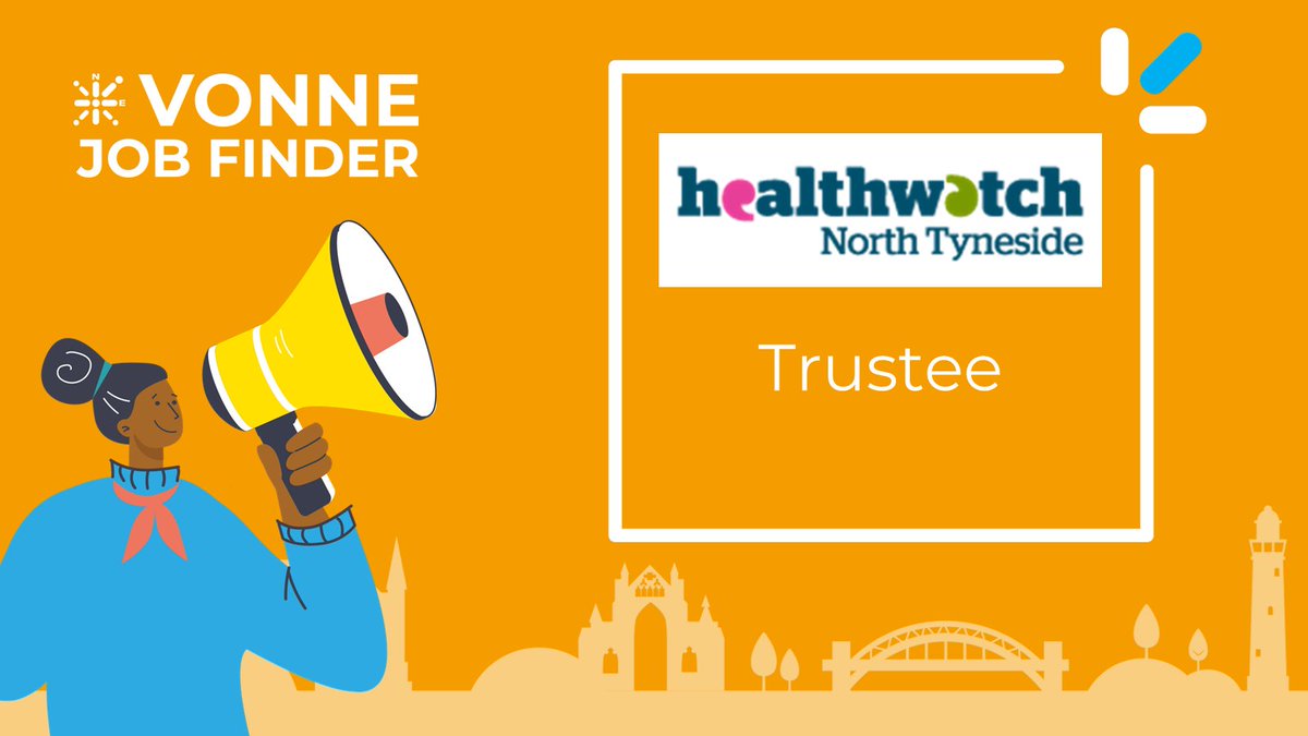 Trustee, @HWNTyneside 

vonne.org.uk/vonne-jobs-det…

#CharityJobs #CharityTrustees #NorthEastJobs #NorthEastHour