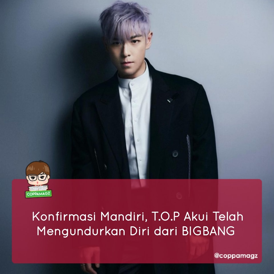 coppamagz's tweet photo. #TOP konfirmasi sendiri udah keluar #BigBang 🥲

Choi Seunghyun a.k.a TOP
Leave Big Bang ✅
Leave YG ✅
Leave earth ✅

Belio udah nyampe bulan :")) https://t.co/uBLoGqC8fr