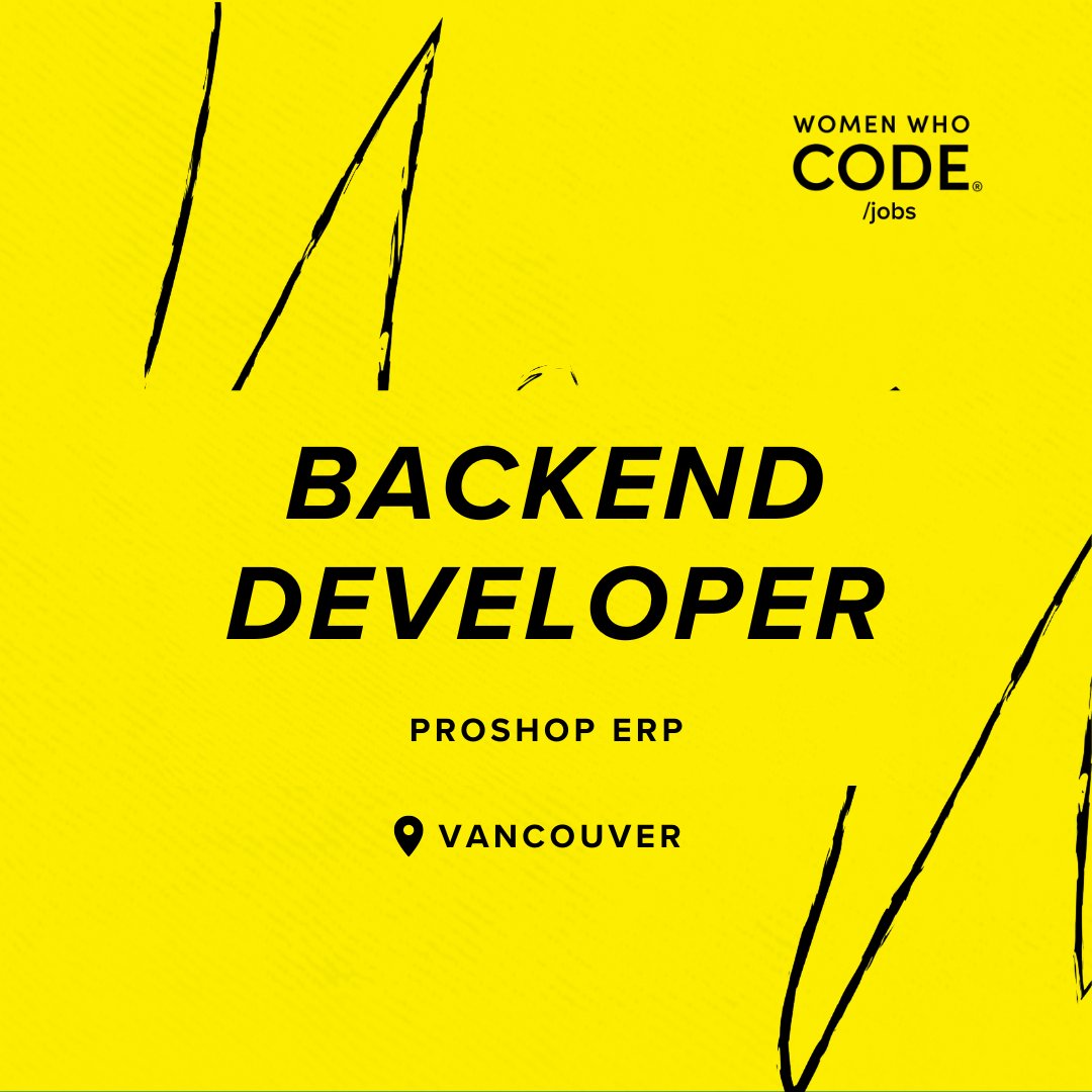 ⏳⏰ Last chance to apply to this #Tech Job: Backend Developer at @proshopERP #remote and in #Vancouver  

🔗 Apply now → womenwhocode.com/jobs/15192  

#machineshops #C++ #DigitalManufacturingEcosystem