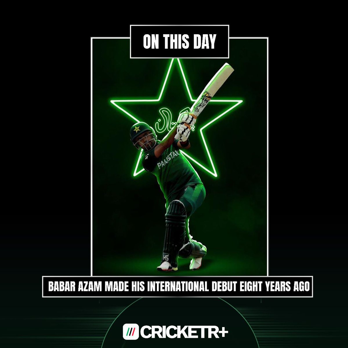 And as they say, the rest is history!!

@babarazam258 

#BabarAzam𓃵 #8YearsOfBabarAzam #CricketR