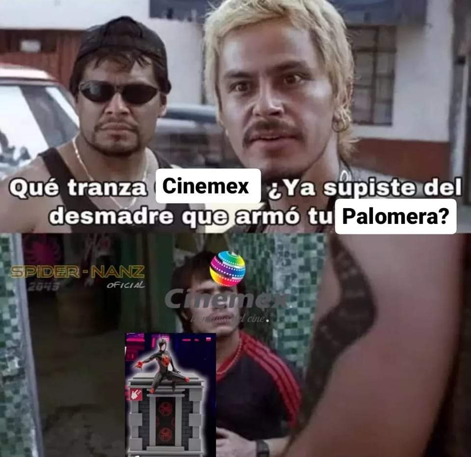 NanzSierra's tweet photo. @Cinemex , amigos, ya no compren a revendedores
#Palomera #SpiderVerse #MilesMorales https://t.co/XbLbhuLGxz