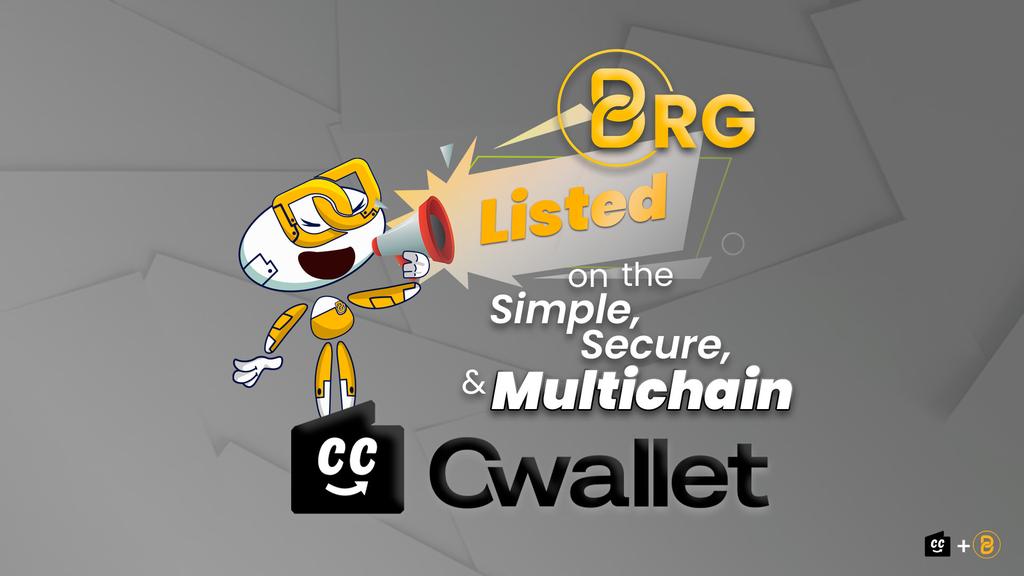 🔈 Here is another great partnership.
$BRG is now listed on the Simple, Secure, &amp; Multichain #CWallet 

✅ Try a new innovative way of holding your #BRG tokens on @CCtip_com!

link to download the app⤵️
cwallet.com

#Bridge #BNBChain #BRGArmy