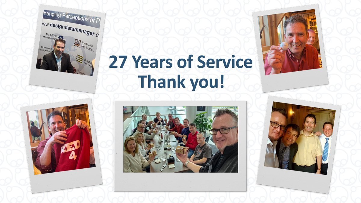 DDM_PLM's tweet photo. After 27 years of excellent service with the company today is @SimonGeeDDM last day as he is set to retire from CSI.

Simon has been involved both technically and commercially with DDM since the product conception back in 1996. 

CSI wishes you well in your retirement! 🌴 https://t.co/hpP1OUrtyB