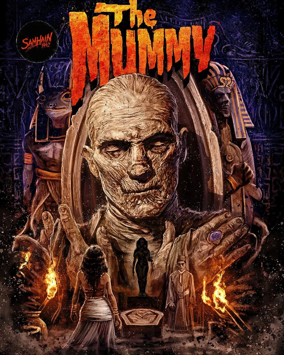 The Mummy (1932)
Art by Samhain 1992.