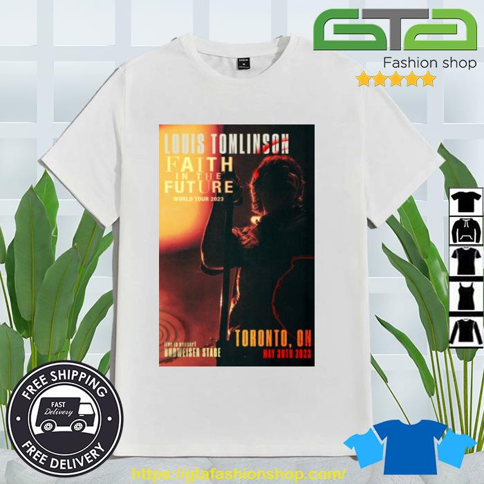 Gtafashion Clothing on X: Louis Tomlinson Toronto ON Faith In The Future  World Tour 2023 Shirt   / X
