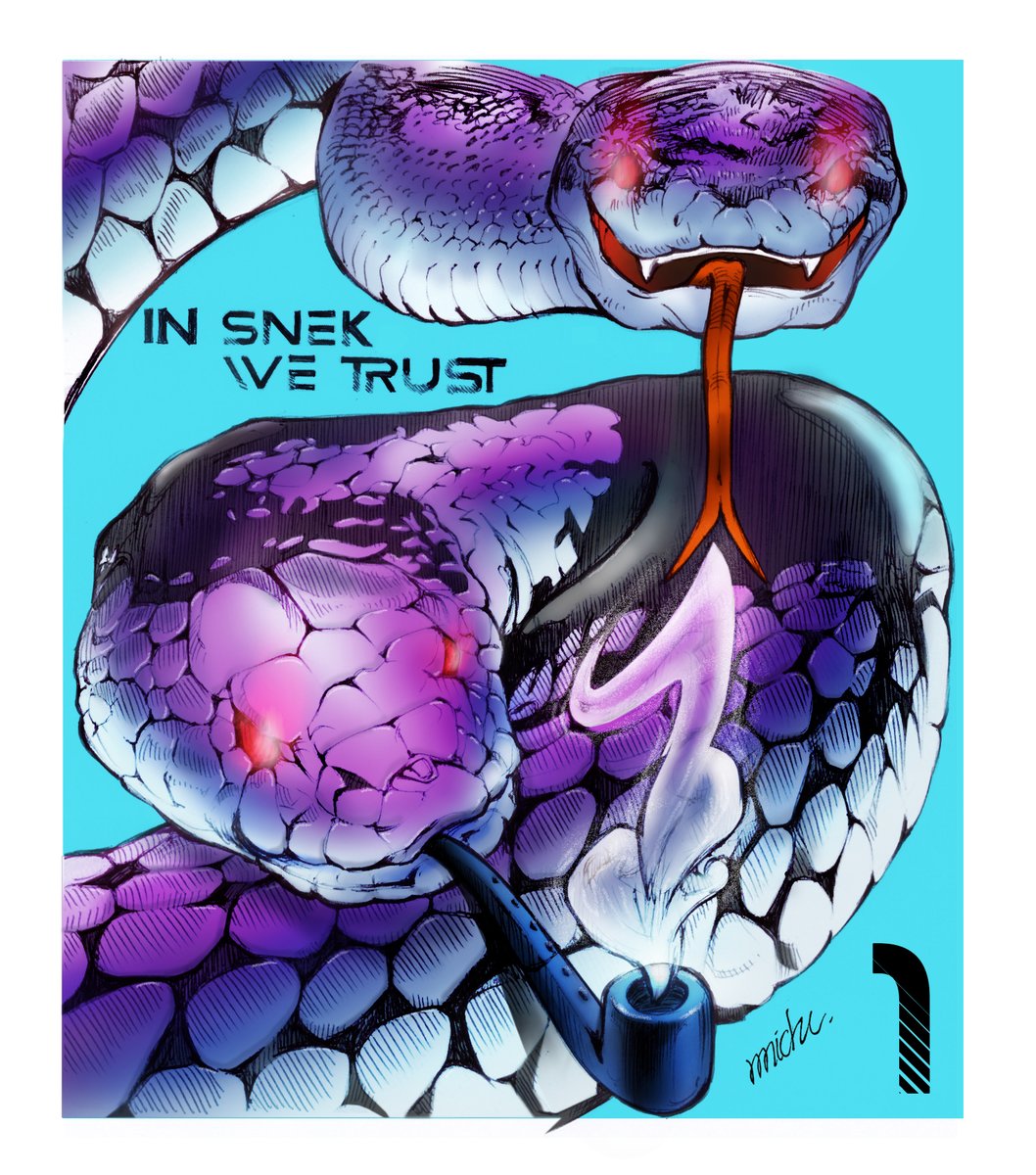 sarampakul's tweet photo. My 2nd Entry Fan Art contest for @snekcoinada 

We are No.1 !!
In Snek, We TRUST 🐍

#SNEK $SNEK #fanart #Cardano #CardanoCommunity #Cardanomemecoin https://t.co/nyIMcRQEjP